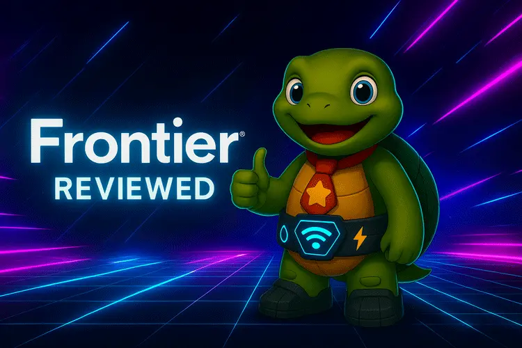 Frontier Internet review hero image for 2025