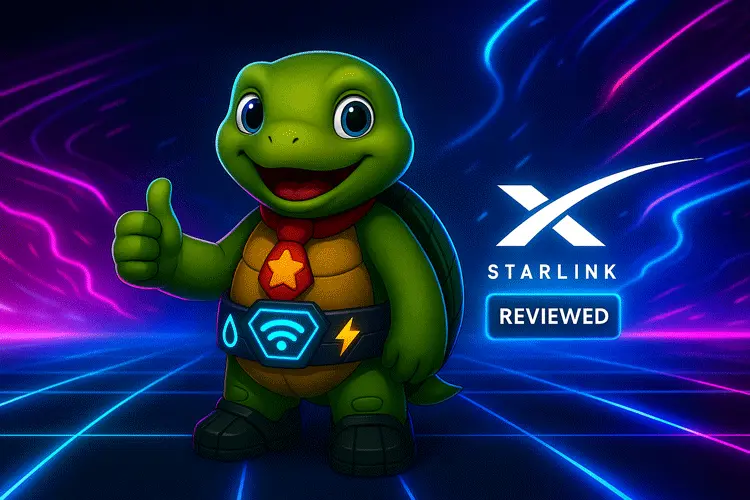 Starlink Internet review hero image for 2025