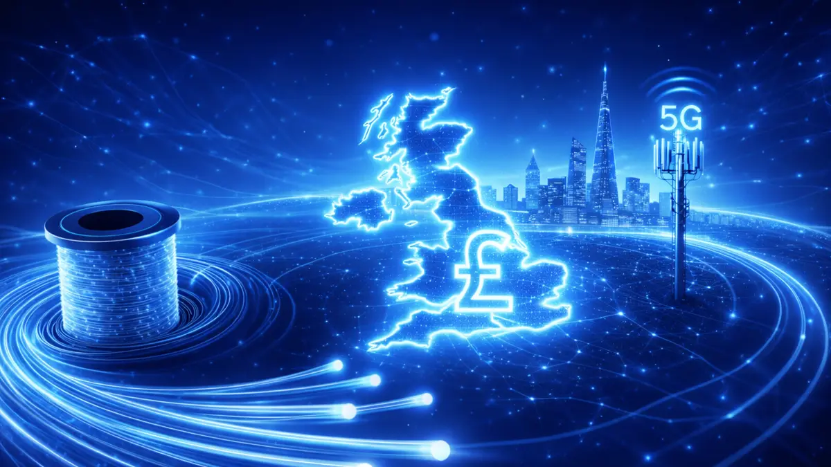 Visual representation of the future of UK broadband