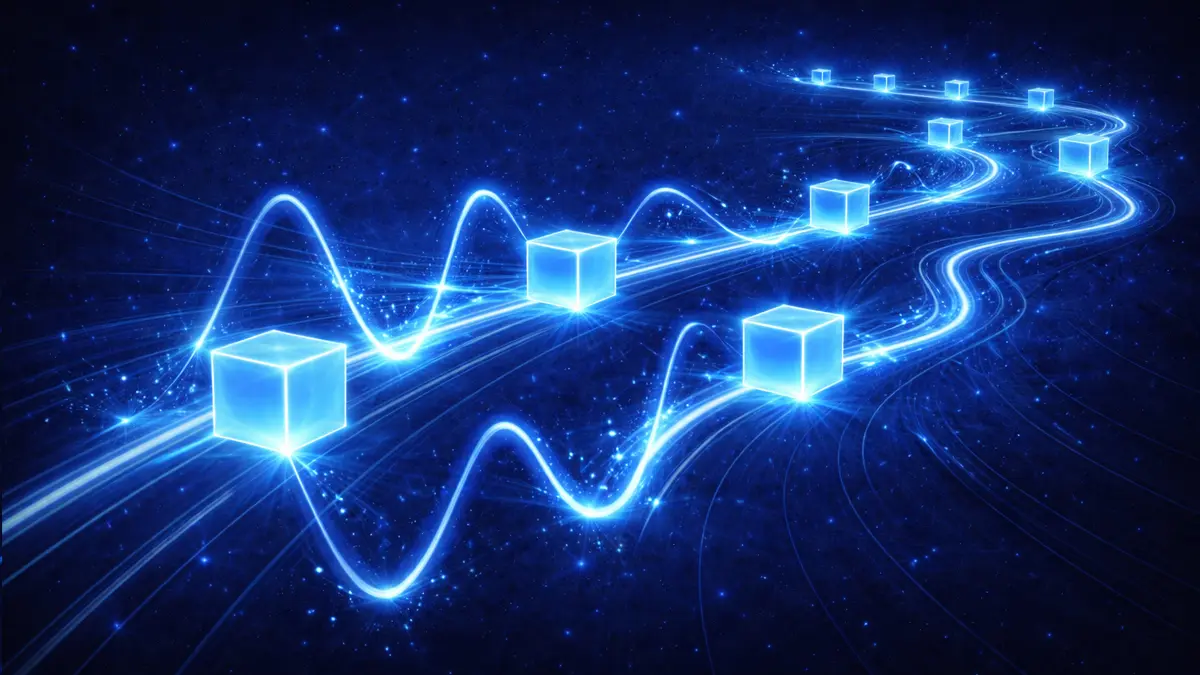 Visual representation of network jitter and latency