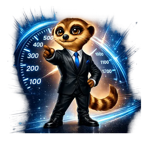 Ties the Cheap Broadband Expert, a meerkat mascot for Find Cheap Broadband.